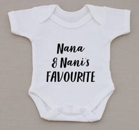 Nana and Nani's Favourite Babygrow