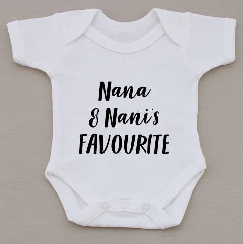 Nana and Nani's Favourite Babygrow