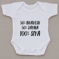 Personalised 100% Babygrow