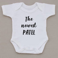 Personalised The Newest... Babygrow