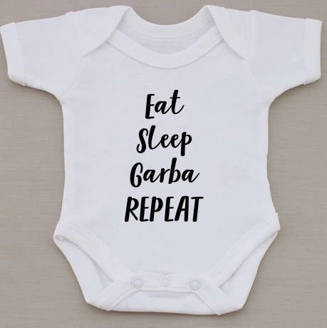 Eat, Sleep, Garba, Repeat Babygrow