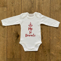 Personalised 1st Diwali Babygrow