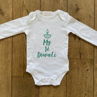 Personalised 1st Diwali Babygrow